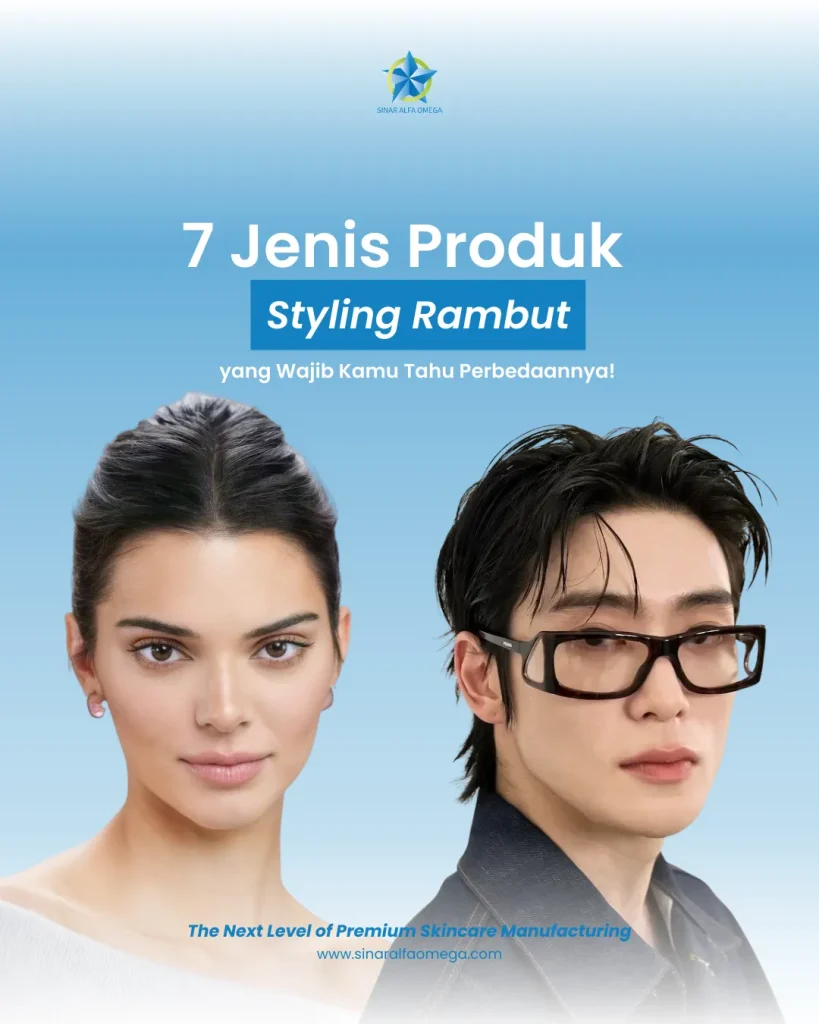 7 Jenis Produk Styling Rambut yang Wajib Kamu Tahu Perbedaannya | Jasa Maklon Hair Cream, Hair Lotion, Hair Gel, Hair Powder, Pomade, Taming Wand, dan Wax Stick Terbaik dan Terpercaya di Jakarta dan Tangerang | Sinar Alfa Omega