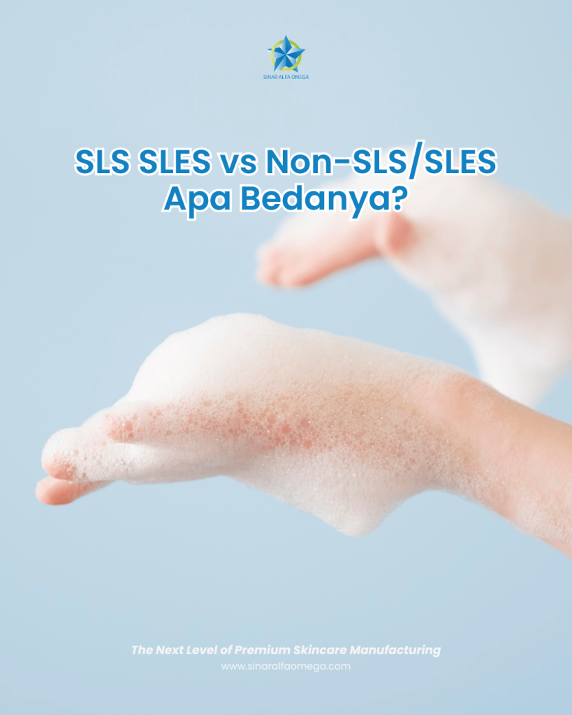Kulit Sering Kering Ketarik? Cek Perbedaan SLS, SLES, dan Non-SLS/SLES di Produk Skincare Kamu! | Jasa Maklon Skincare Hair Care Body Care Terbaik dan Terpercaya di Jakarta dan Tangerang | Sinar Alfa Omega