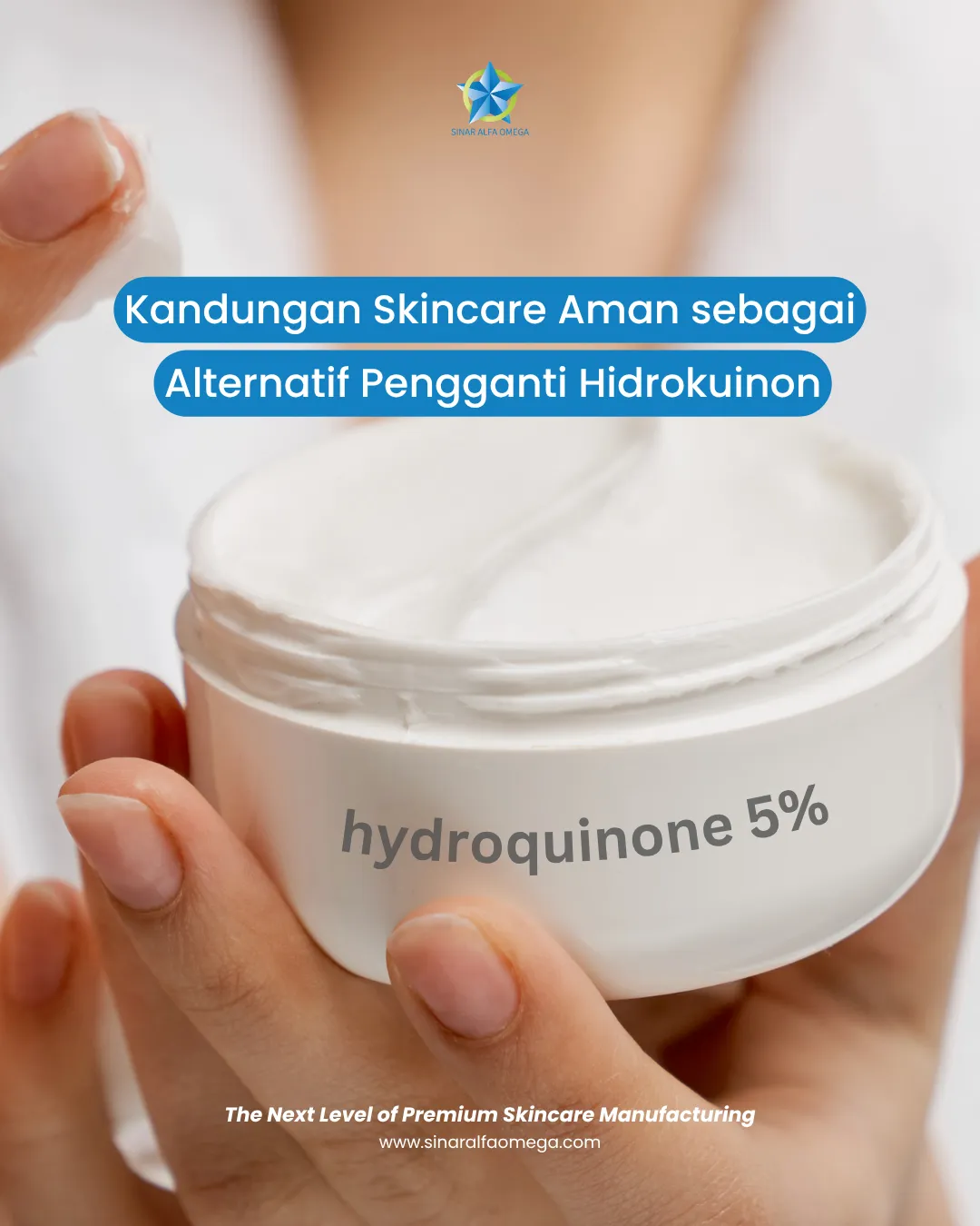 Alternatif Aman Pengganti Hidrokuinon: Rahasia Kulit Cerah Tanpa Was-was! | Jasa Maklon Skincare Terbaik dan Terpercaya di Jakarta dan Tangerang | Sinar Alfa Omega