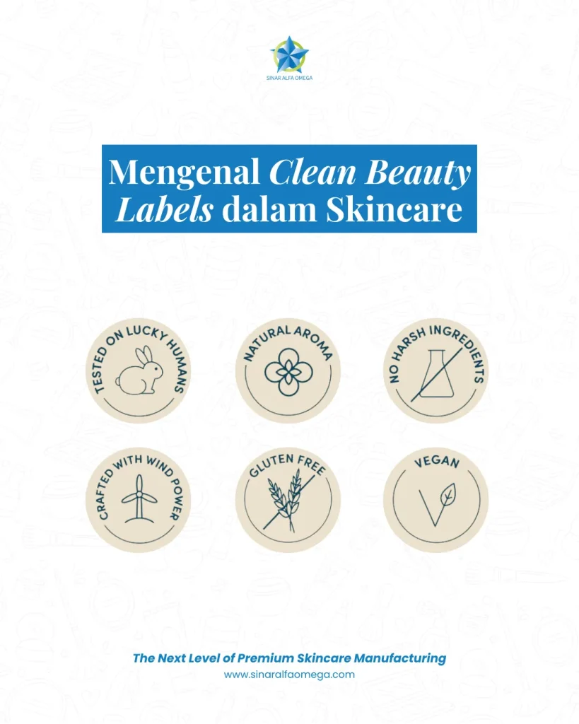 Mengenal Clean Beauty Labels: Tren Skincare yang Bukan Sekadar Gaya Hidup | Jasa Maklon Skincare Aman dan Terpercaya di Jakarta dan Tangerang | Sinar Alfa Omega
