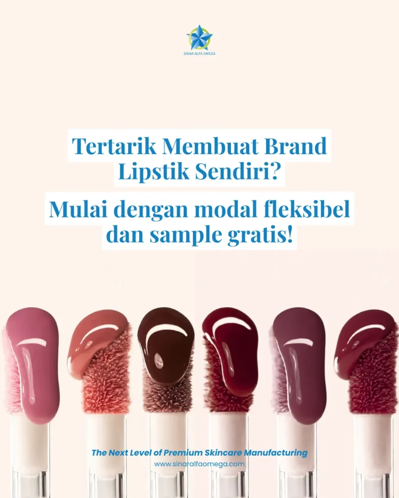 Jasa Maklon Lipstik Siap Bantu Kamu Wujudkan Brand Sendiri!