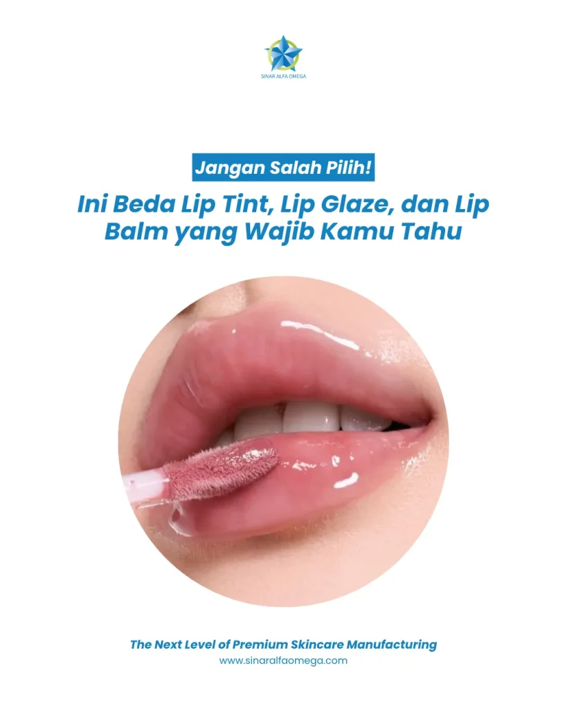 Jangan Salah Pilih! Ini Beda Lip Tint, Lip Glaze, dan Lip Balm yang Wajib Kamu Tahu
