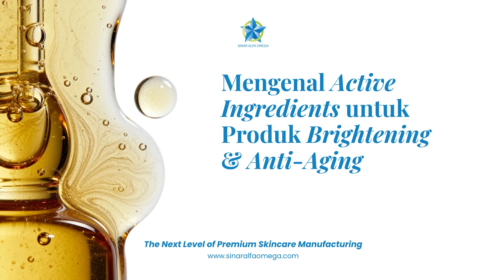 Mengenal Active Ingredients untuk Produk Brightening & Anti-Aging